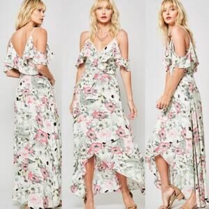 NWT Floral Maxi Boho Summer Dress